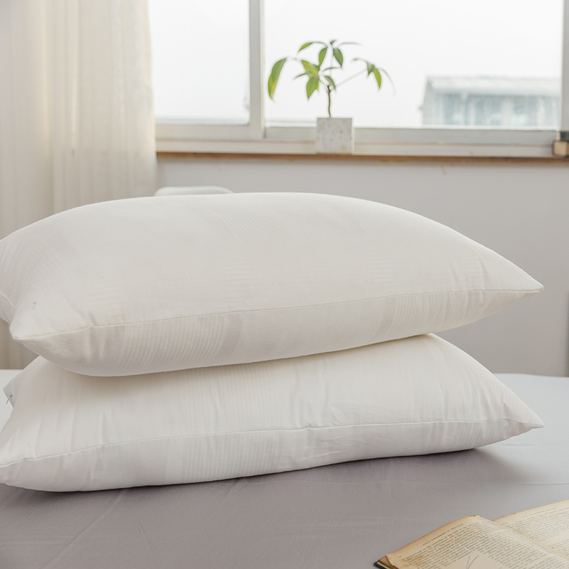 纯棉枕头蓬松枕芯成人护颈超柔软舒适家用单人中高枕低枕帮助睡眠