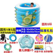 新生婴儿游泳池家用充气s幼儿童超大号保温游泳桶宝宝洗澡桶洗澡