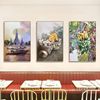 东南亚风格装饰画越南越式民俗风情挂画泰国菜餐厅饭店墙面壁画