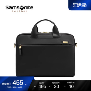 samsonite新秀丽(新秀丽)商务公文包手拎包单肩包男女包大容量手拿电脑包