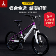 上海凤凰儿童自行车镁合金学生，轻便男女同学喜马诺变速青少年山地