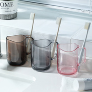 家用漱口杯创意情侣卫生间，塑料透明杯，简约时尚亚克力刷牙漱口杯