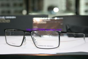  保时捷PORSCHE P8184 A 黑色 纯钛全框轻近视光学眼镜架