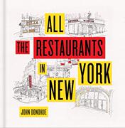 纽约餐厅英文原版alltherestaurantsinnewyork生活，书籍johndonohue旅行美食手绘指南