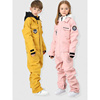 定制儿童滑雪服套装男童女童，工装连体滑雪衣，防风防水运动滑雪服装