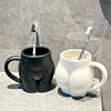 创意家用陶瓷漱口杯简约艺术卫生间高颜值牙刷杯情侣对杯牙具牙缸