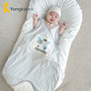 童泰夏款婴儿背心式睡袋，双层纯棉宝宝无袖空调，房防踢被薄款1-3岁