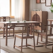 中式实木简约禅意小圈椅，官帽椅免漆老榆木餐椅，休闲室茶椅原木家具