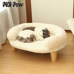 猫窝狗窝四季通用猫床垫子冬季保暖小兔毛绒，宠物沙发狗狗睡觉床
