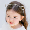 我的小妹儿童发饰甜美百搭头箍女孩可爱猫耳朵发卡子女童珍珠头箍