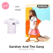 上海瑞典gardnerand，thegang春夏男女童字母，短袖t恤