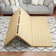 硬床板1.8米折叠护腰椎加宽定制木板床垫1.5经济型实木床架排骨i.