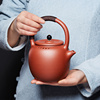 宜兴紫砂壶提梁电陶炉煮茶壶，煮水蒸茶器，电热烧水茶炉陶瓷茶具套装