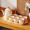 高颜值茶壶凉水壶茶具耐高温陶瓷，大容量水具套装，家用客厅2023