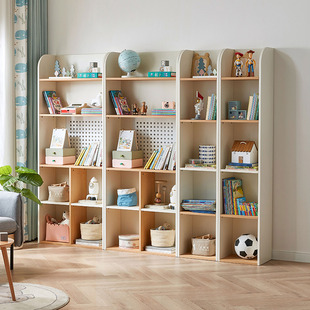 林氏儿童书柜收纳柜现代简约家用客厅格子柜自由组合家具AH2X木业