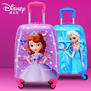 儿童行李箱女孩拉杆箱小孩女童可坐旅行玩具男孩爱莎公主3到10岁2