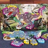 幼儿童3D立体恐龙木质拼图3男孩5宝宝早教益智力开发认知拼板4
