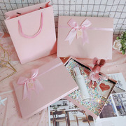 盒粉色少女心送女友生日礼盒，包装盒睡衣围巾裙子礼物盒空盒子