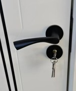 化卧室房门锁氧16套装门锁具室内门锁分体锁铝材空磁黑色8质太。