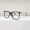 小香同款眼镜框板材素颜黑色框珍珠，可配度数眼睛平光眼镜架女3441