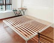 宜家维维斯托 床架 铁艺床简易床单人床双人床配床板