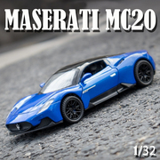 玛莎拉蒂车模mc20合金车模仿真金属玩具和平精英摆设收藏玩具车