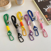 汽车钥匙扣手机挂件圈链编织绳创意男女情侣精致书包锁匙扣潮