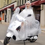 单人雨衣电动摩托车，电瓶车成人非一次性，加厚雨披骑行防雨