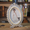 精美田园珍珠相框6创意7寸10寸椭圆形像架家居摆台件装饰用品