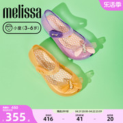 Melissa梅丽莎时尚魔术贴可爱蝴蝶果冻儿童单鞋33757