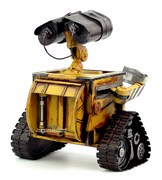 WALL-E机器人瓦力复古铁艺模型装饰摆设铁皮创意工艺品储钱罐礼物