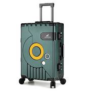 行李箱女2023拉杆箱旅行箱，网红万向轮登机箱大容量，旅行密码皮