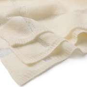 cashmere围巾秋冬保暖纯色金银丝(金银丝)针织边长款羊绒披肩围巾两用
