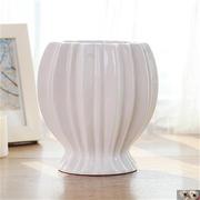 陶瓷创意时尚白色花瓶现代简约瓷器客厅摆件家居家饰乾燥花花器插