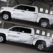 丰田坦途车贴TUNDRA改装拉花个性越野汽车贴纸专用车身装饰全车贴