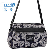 Frazzil/法姿包包女斜挎包休闲尼龙旅游小包时尚花色妈妈潮包