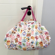 草莓熊折叠便携行李袋大号收纳袋环保袋防水开学手提布袋子旅行包