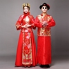 中式婚礼结婚礼服男女情侣，秀禾服装敬酒马褂龙凤，褂婚礼古装喜服