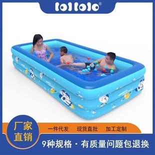 儿童充气游泳池家用大型婴儿，宝宝洗澡桶，折叠成人超大小孩水池加厚