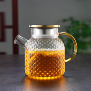 耐热玻璃水壶大容量凉水壶泡茶壶煮茶壶加厚耐高温高硼硅玻璃水具