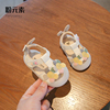 包头婴儿凉鞋软底防滑夏季8-10个月，一岁公主鞋，学步鞋女童宝宝鞋子