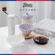 Bincoo手冲咖啡壶套装手磨咖啡机手冲壶滤杯全套滤纸过滤咖啡器具