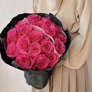 99朵弗洛伊德红玫瑰花束北京广州上海求婚鲜花速递同城生日送女友