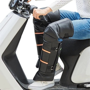 电动车护膝冬季骑摩托车，保暖护膝男女骑车护具，加厚防寒防风护膝