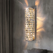 轻奢水晶壁灯后现代led客厅电视背景墙设计师创意艺术过道床头灯
