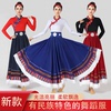 藏族舞蹈服装演出服女2023上衣艺考练习大摆半身裙广场舞套装