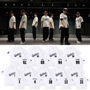EXO周边专辑Cream Soda舞蹈练习室同款短袖T体恤印花应援打歌衣服