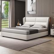 真皮床2米x2米大床，双人床高端床主卧大气，轻奢床现代简约乘2.2加宽