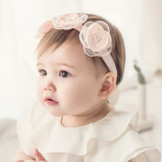 韩国儿童发饰婴儿发带，女宝宝不勒头花朵发带，公主百天周岁生日拍照
