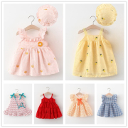 女童连衣裙夏季薄款儿童小女孩吊带公主裙1一2-3岁小童女宝宝裙子